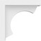 Ekena Millwork Standard Emerson Architectural Grade PVC Bracket, 2"W x 6"D x 6"H BKTP02X06X06EMR - alternate 2